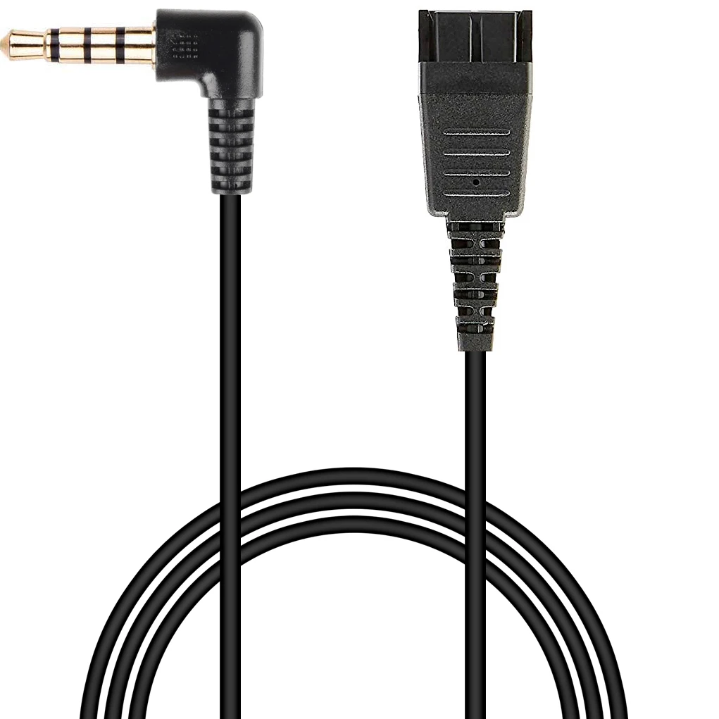 Compatible with Jabra GN Headsets Quick Disconnect Cable with Single 3.5mm Plug for Smartphone Mobile Phones,Laptop etc