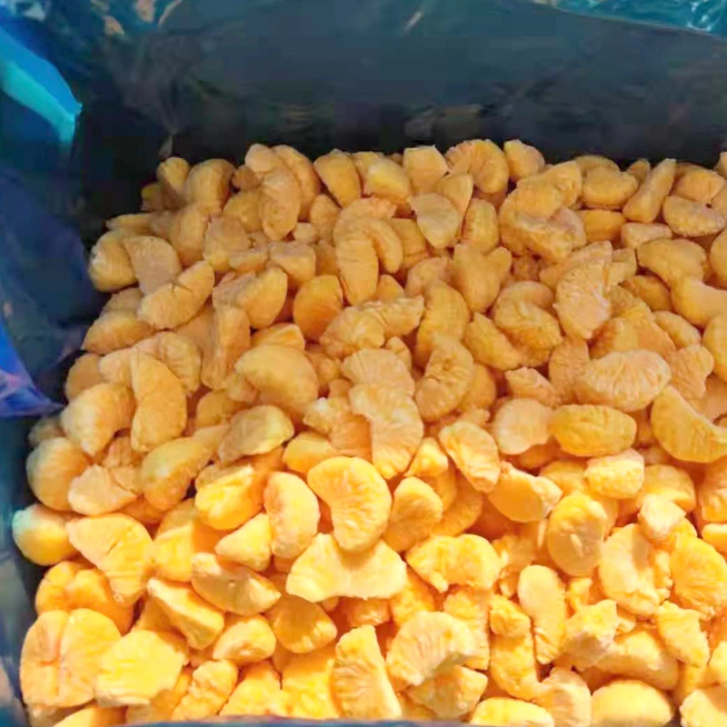 IQF wholesale China quality fresh peeled frozen orange frozen orange slices