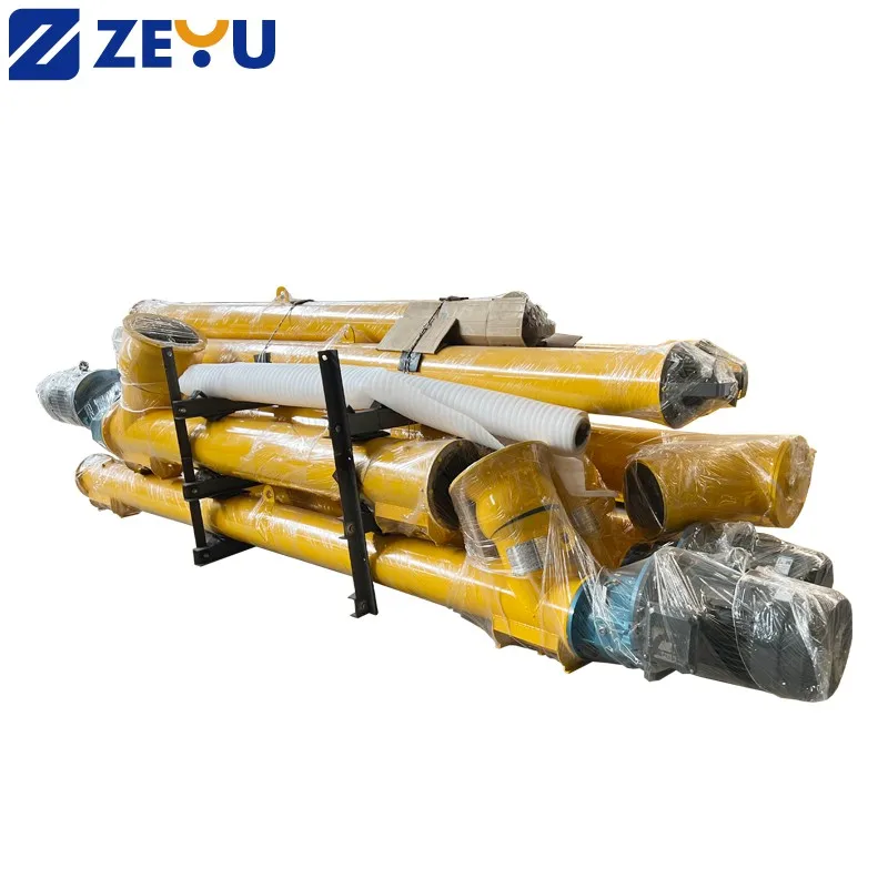 Reliable Stainless Steel Screw Conveyor 6-9m Long for Concrete Mixing Plant Cement Screw Conveyor