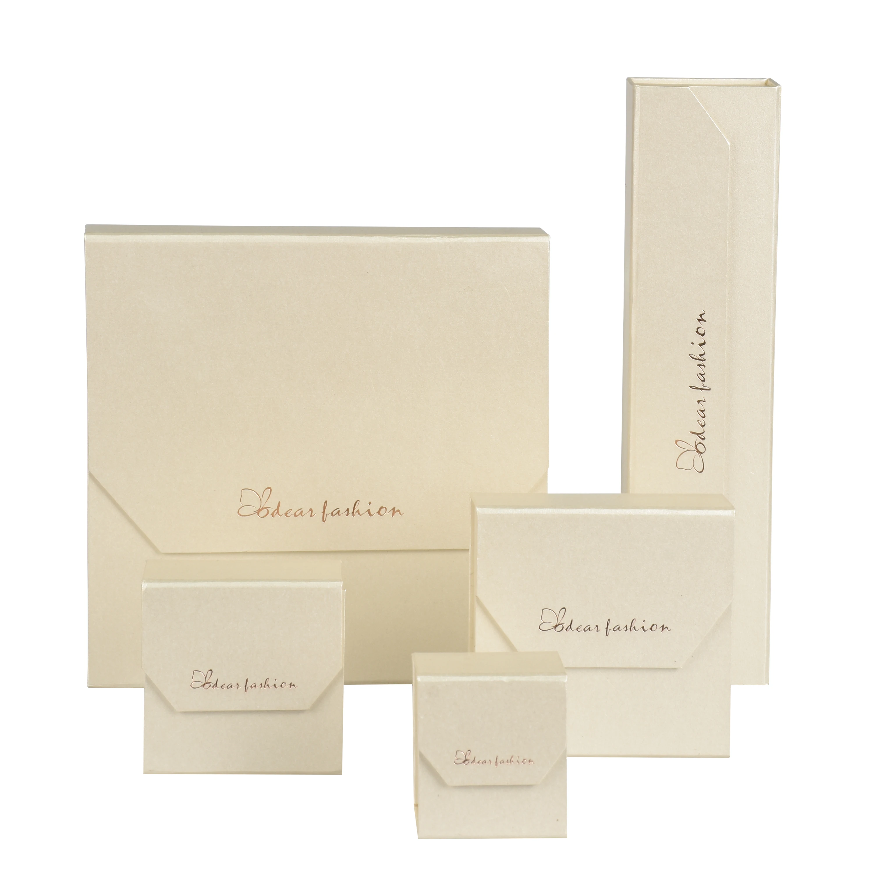 New Fashion Design Beige Small Book Shape Style Earring Ring Jewellery Packaging Jewelry Book Box