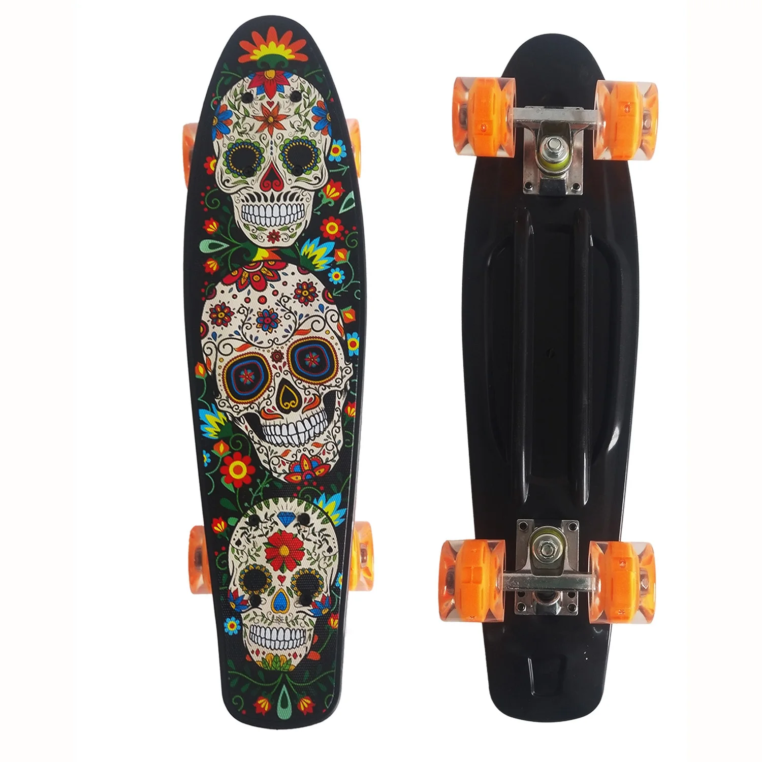 New design pp deck customize complete 22 inch mini plastic twist skateboard