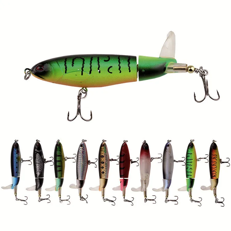 New Design 17g	11cm Plastic Fishing Hard Lure Plug Pencil Bait Buzz Bait Lure