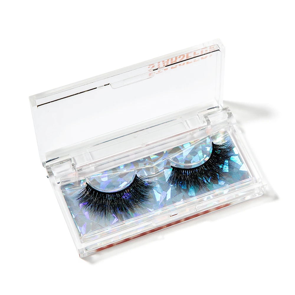  FREE SAMPLE 25mm Mink Eyelash With Custom Logo Case 3d Real Lashes Wholesale