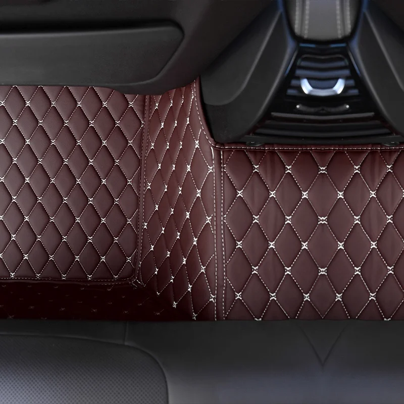 4 Years Factory Wholesale Car Accessories Waterproof Protector 3D 5D 7D Durable PU Leather Carpet Floor Mat 4 Pieces Car Mats