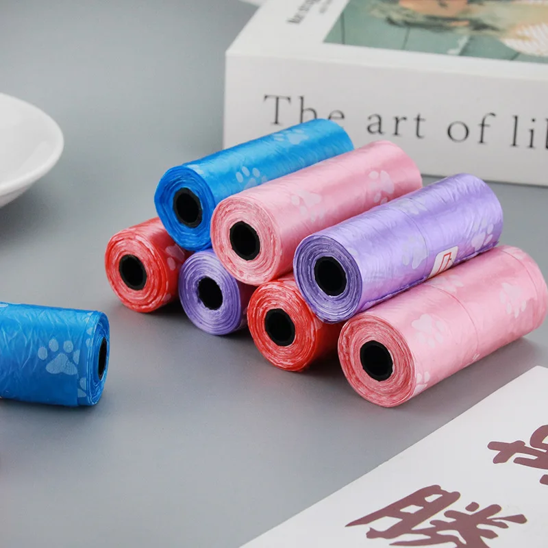 Disposable PLA/PBAT Compostable Biodegradable Dog Poop Bags Side Gusset Gravure Printing Direct from Supplier