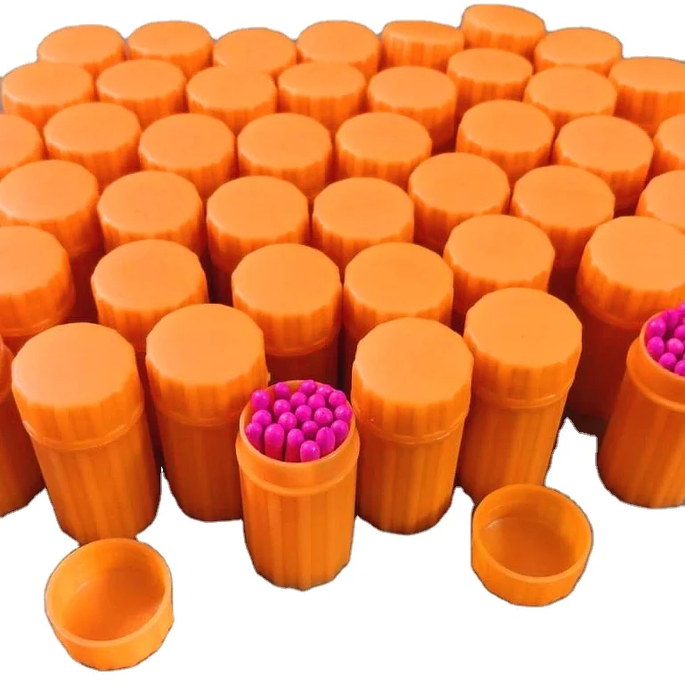 smoking match with non-flaming