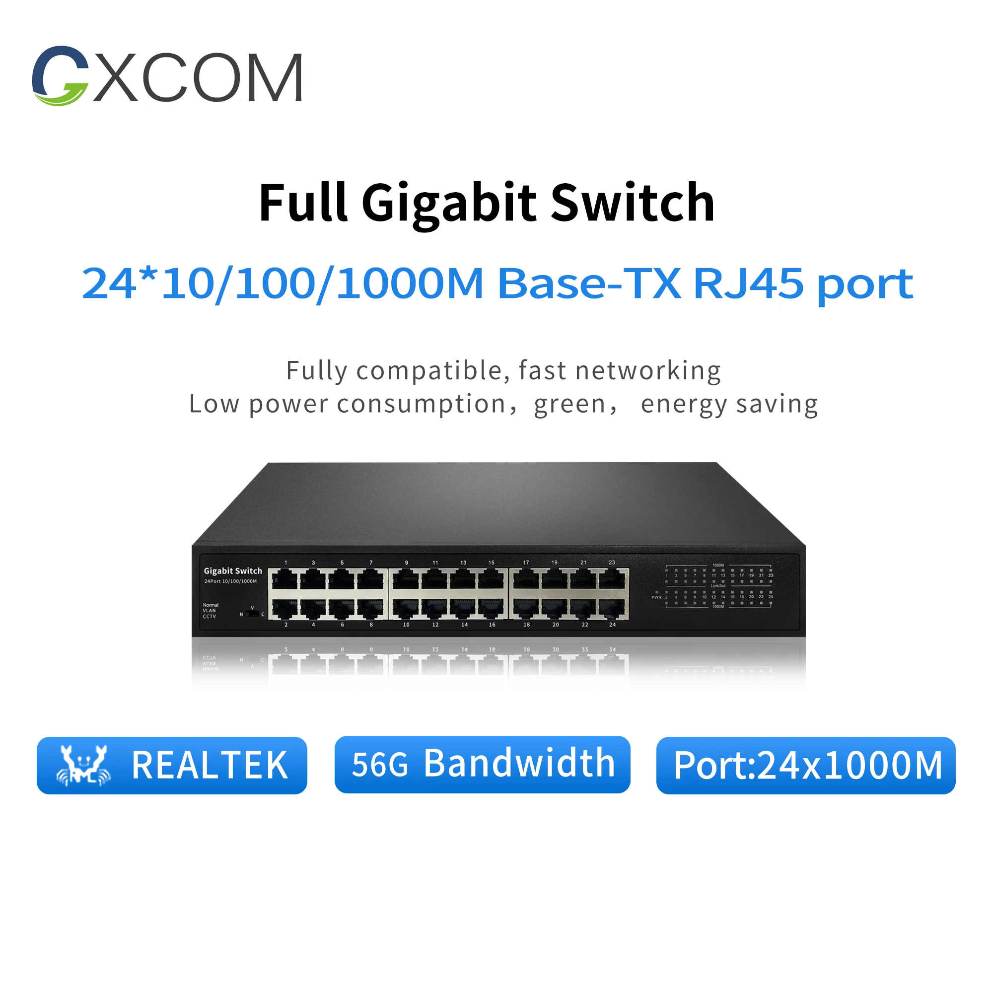  5 8 16 24 port 10/100/1000Mbps unmanaged Plug and Play desktop gigabit Ethernet network