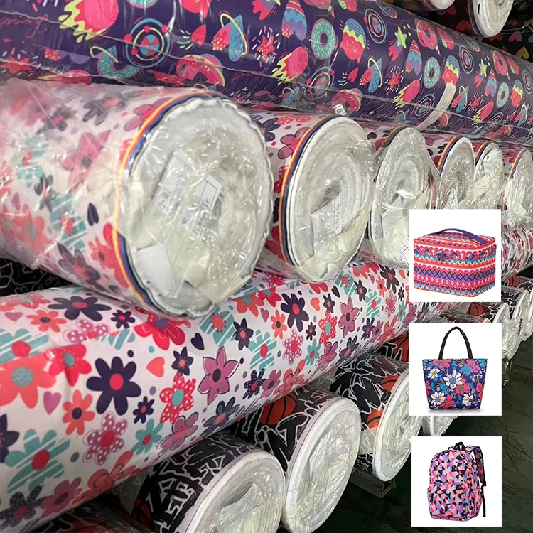 Custom fabric printing 100% polyester fabric 300D 600D 900D oxford printing fabric