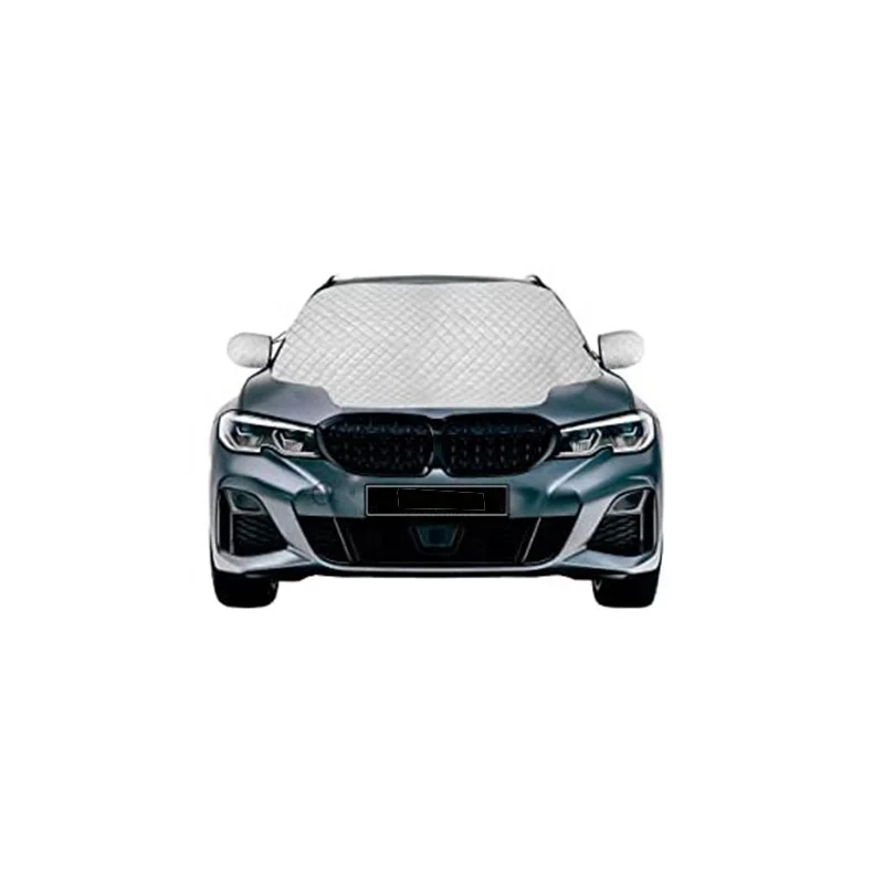 All Seasons Car Windshield Cover with Four Layers UV Protection Sun Shade & Snow Protector Custom Size