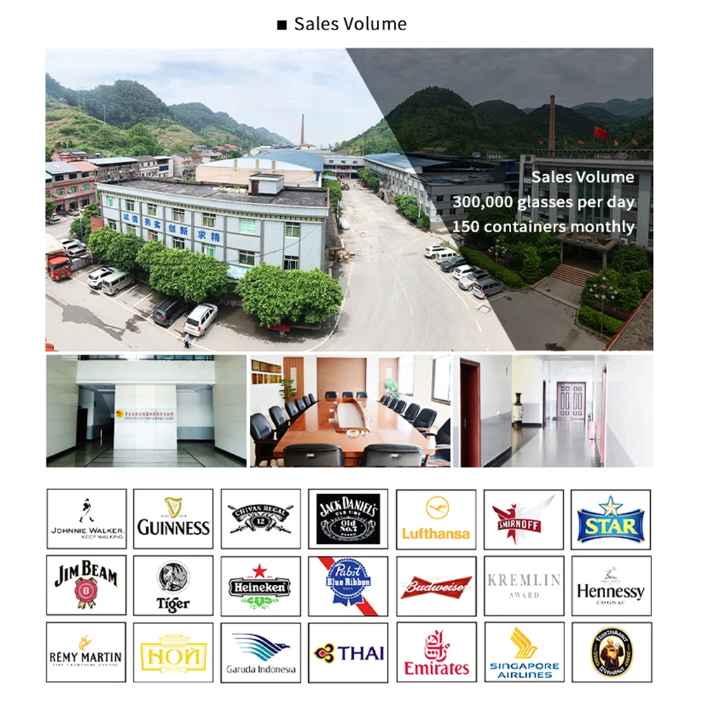 Wholesale old fashioned whiskey drinking glass cup rock glasses clear whisky glasses cups