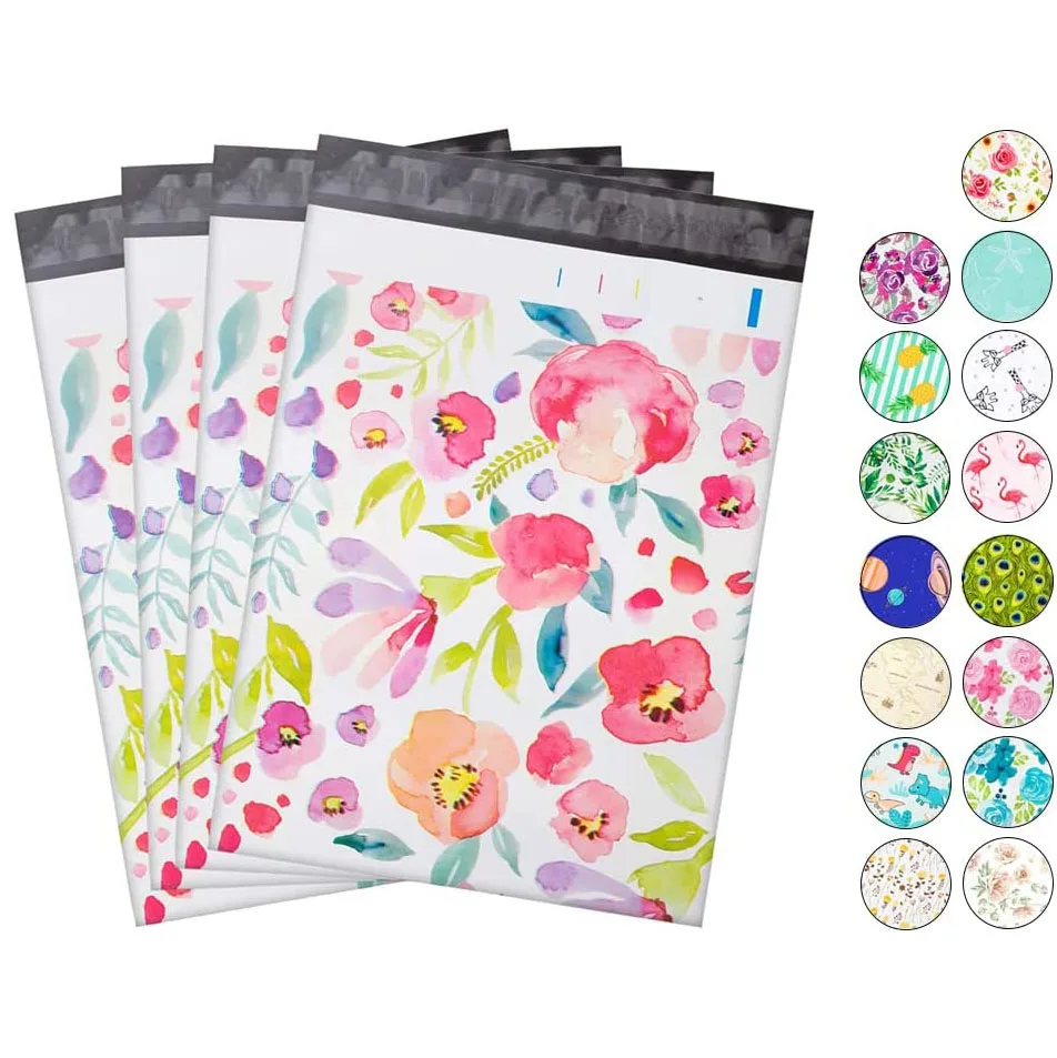 Custom printed cool logo cute mailing eco friendly mail poly clothing mail bag