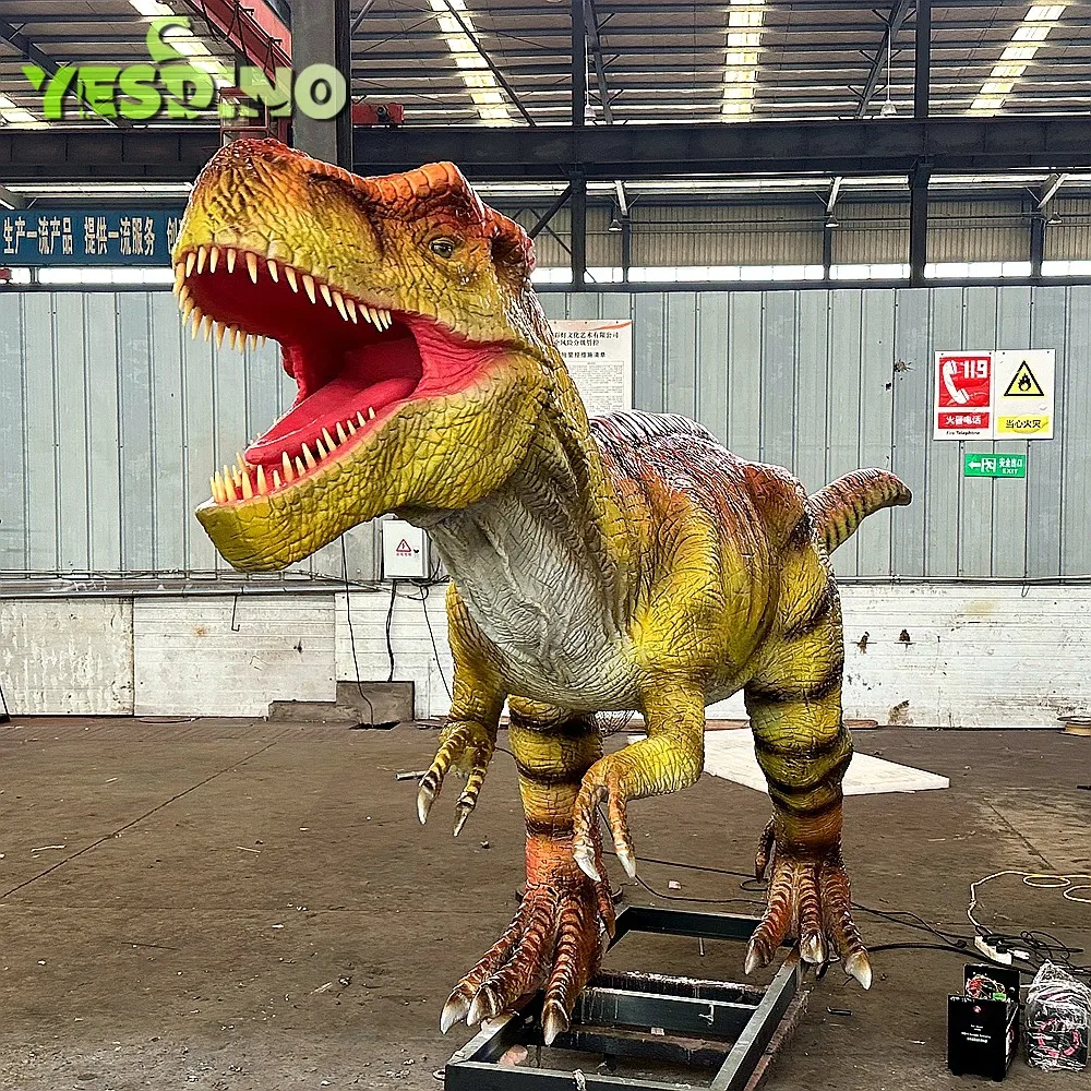 Силиконовые статуи робота T-Rex в натуральную величину для дома школы парка приключений торгового центра или Динозавров