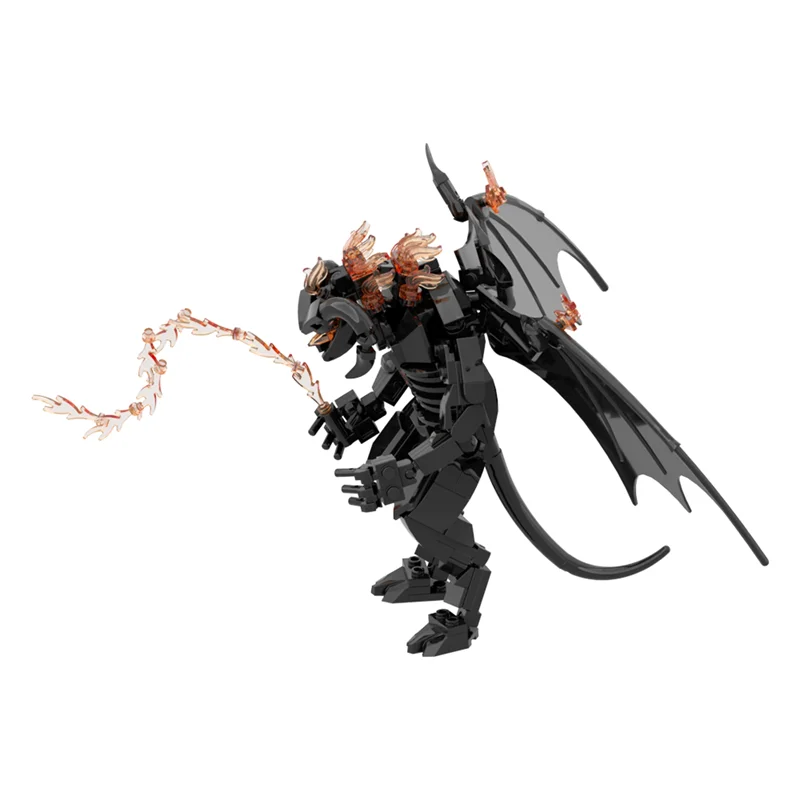 GoldMoc Monsters Balrog Model Building Blocks The Lord Bricks Toys Puzzle Kids of The Ring Movie Bricks DIY Assembly Toy