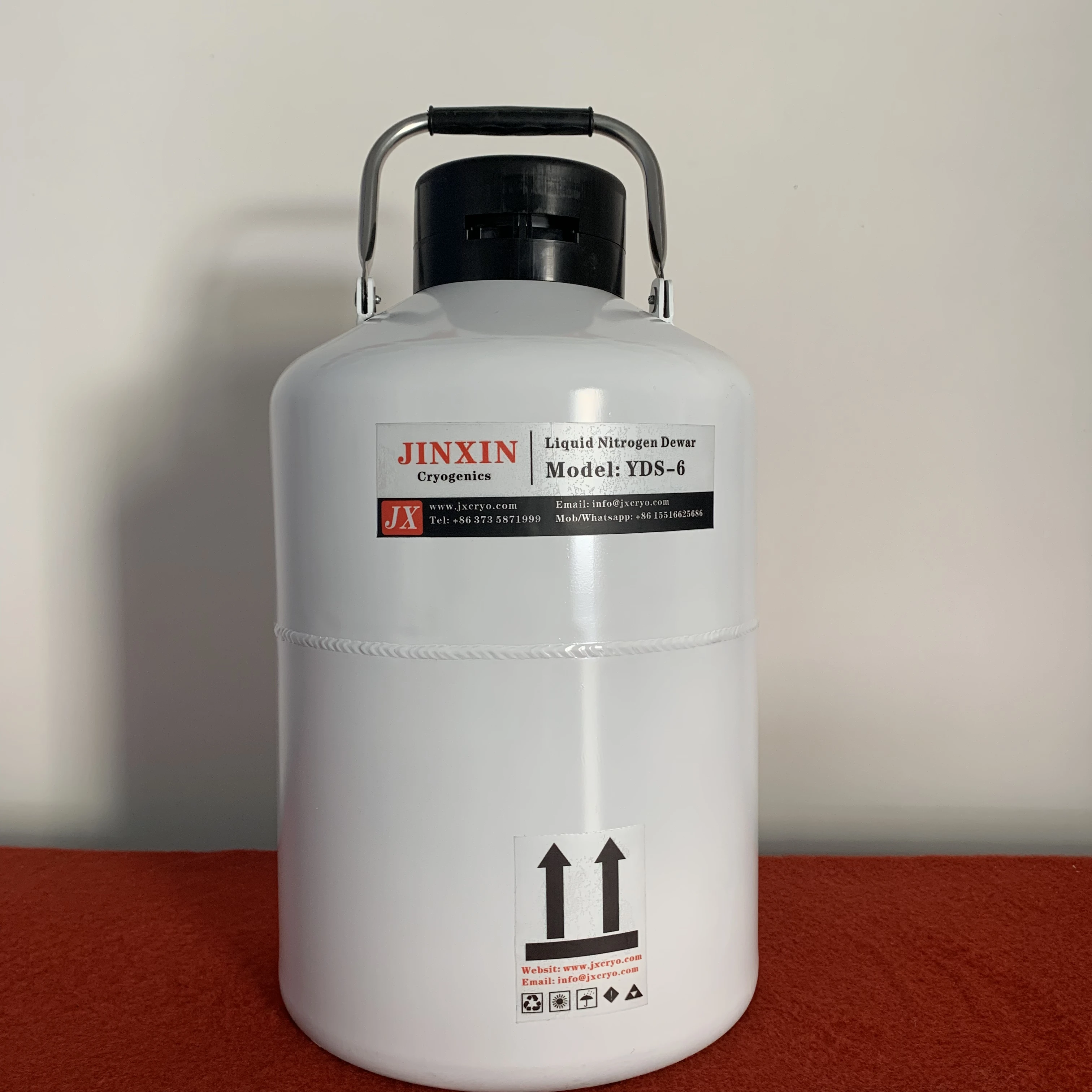 YDS-6 6Litres Bull Sperm Tank 2-400L liquid nitrogen containers