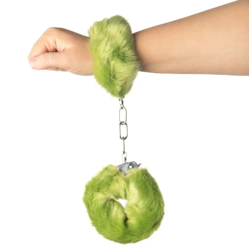 made in china stainless steel metal fur handcuff gadget adult game hen party sex toys cosplay kub taiwan handcuffs for prop