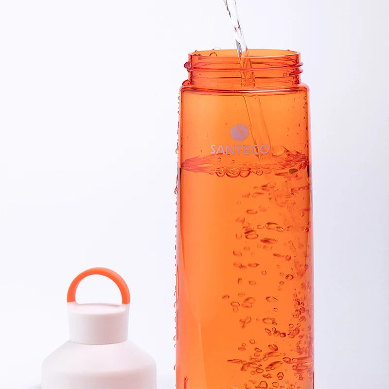 Профессиональное производство, большая емкость, не содержит Бисфенол А, Тритан, герметичная прозрачная пластиковая бутылка для воды для путешествий