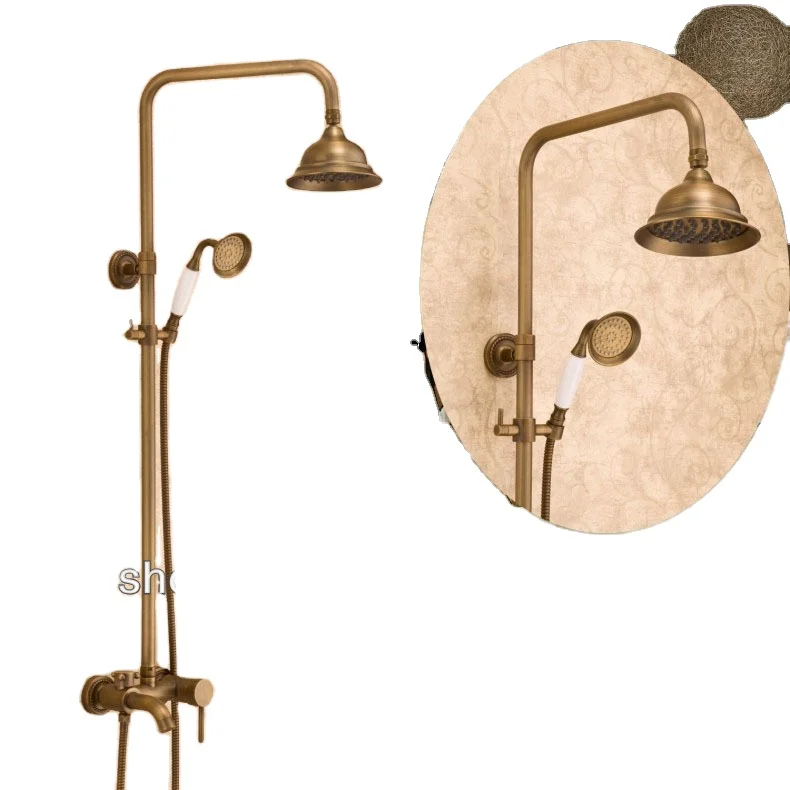 High quality antique bathroom shower set telephone shower mixer Shower faucet