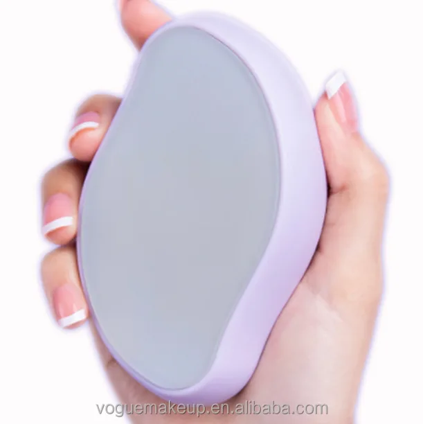 Newest High quality easy remove hair portable reusable crystal hair eraser painless glass hair removal