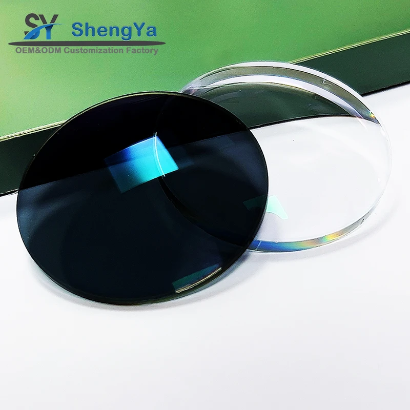 1.56 hmc Photochromic prescription lens Single Vision photo grey  Lensa resep fotokromik optical lenses lentes opticos optic