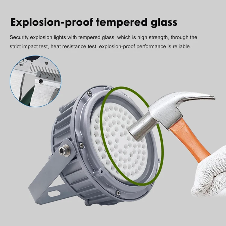 New Design Ip65 Waterproof Gas Station Lighting 50w 100w 150w Smd Led Explosion Proof Light