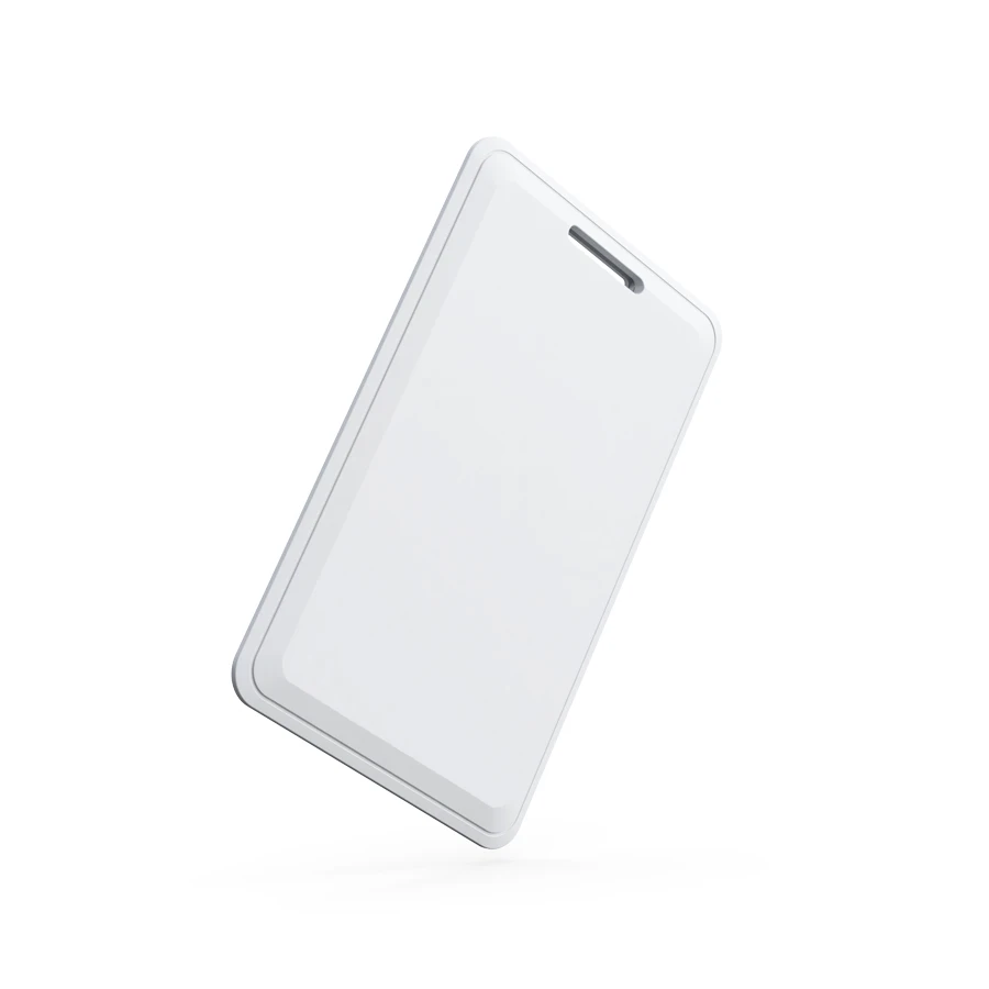 C3 Rechargeable waterproof IP67 thin BLE ibeacon eddystone card SOS button people tracking card