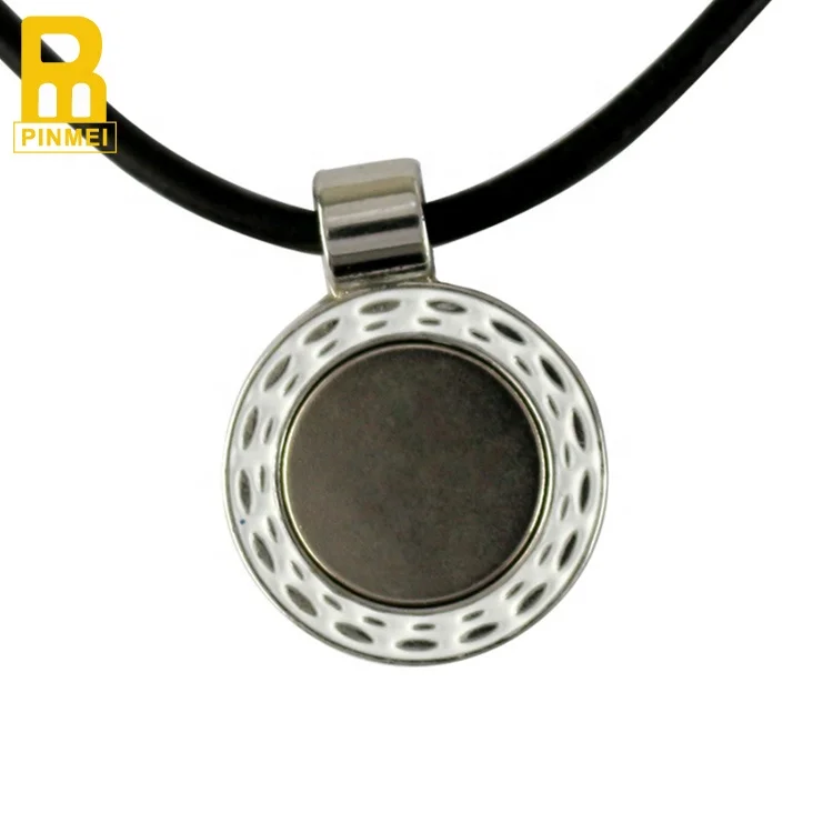 Beautiful Crystal Unique Golf Ball Marker Necklace /Golf Necklace Crystal Ball Markers