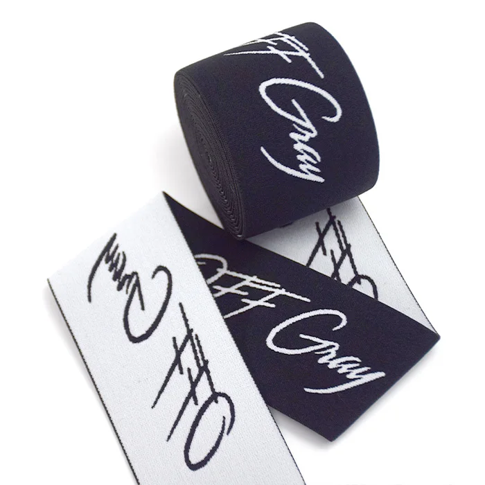 Free sample soft customized nylon smooth elastic belt underwear elastic tape for men boxer waist band