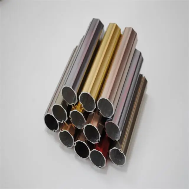6 inch 7075 round pipe for curtain curtains tube 28mm aluminum tubes