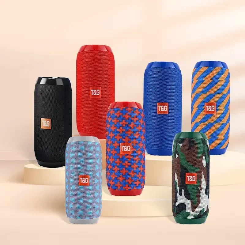 OEM T&G TG117 Speaker outdoor  Wireless BT sports waterproof subwoofer Portable blue tooth  Mini With Tf Card speakers