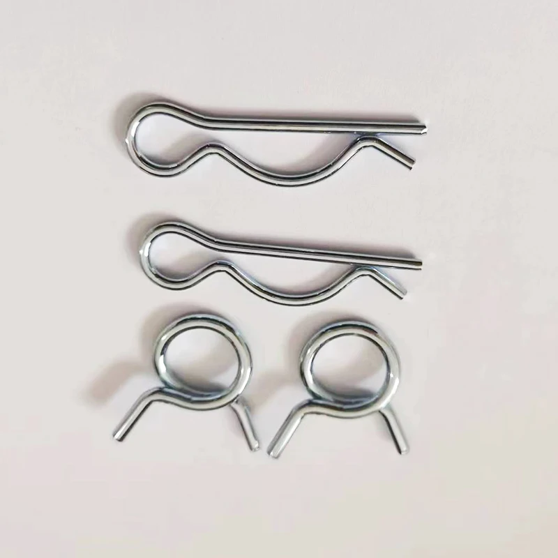 Hot sale galvanized steel & stainless steel 304 double coil spring R cotter pin Supplier & Manufacturer
