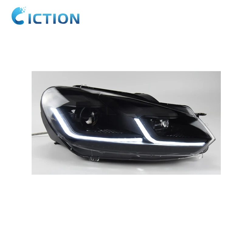 New Car Lights for VW Golf6 Golf 6 MK6 Headlight 2009-2012 R20 GTI Head Lamp Drl Projector Lens Automotive Accessories