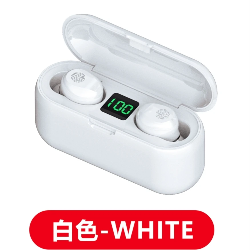 Zooming Factory Price Touch Control BT 5.3 Earbuds HiFi Stereo Headset IPX7 Waterproof TWS Wireless F9 Earphones