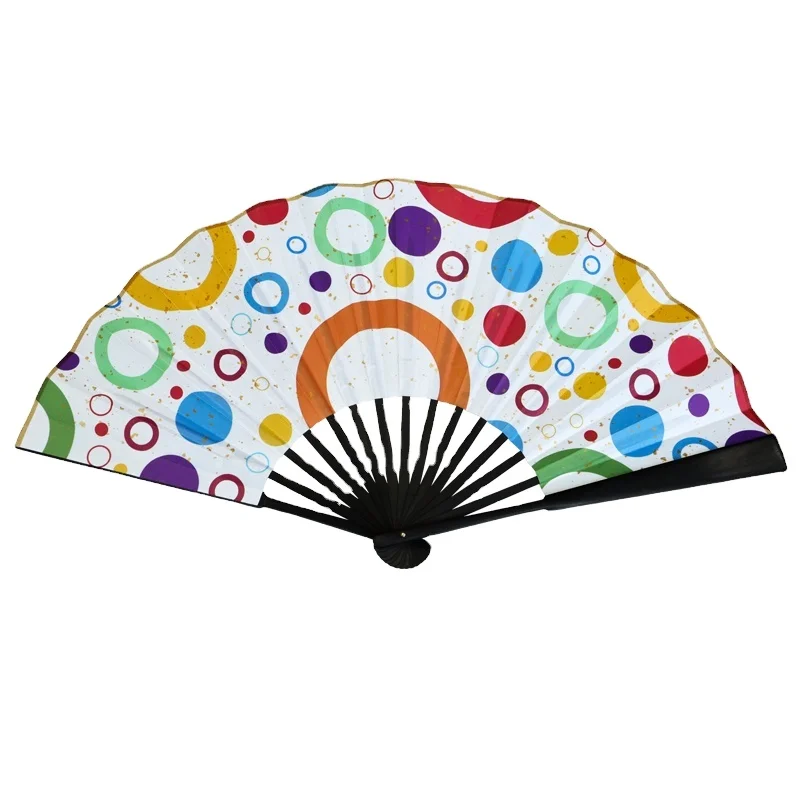Wholesale Customized Good Quality Foldable Large Bamboo Hand Fan