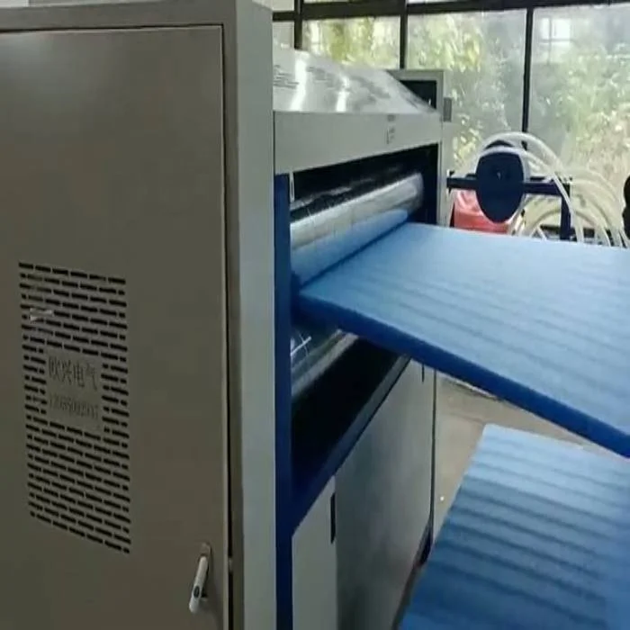 Video technical support free spare parts EPE Foam to Foam Thickening Machine Line
