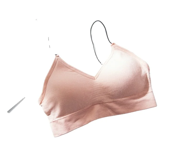 Высококачественное цельное бесшовное Спортивное нижнее белье для йоги, Женский бесшовный бюстгальтер для спортзала