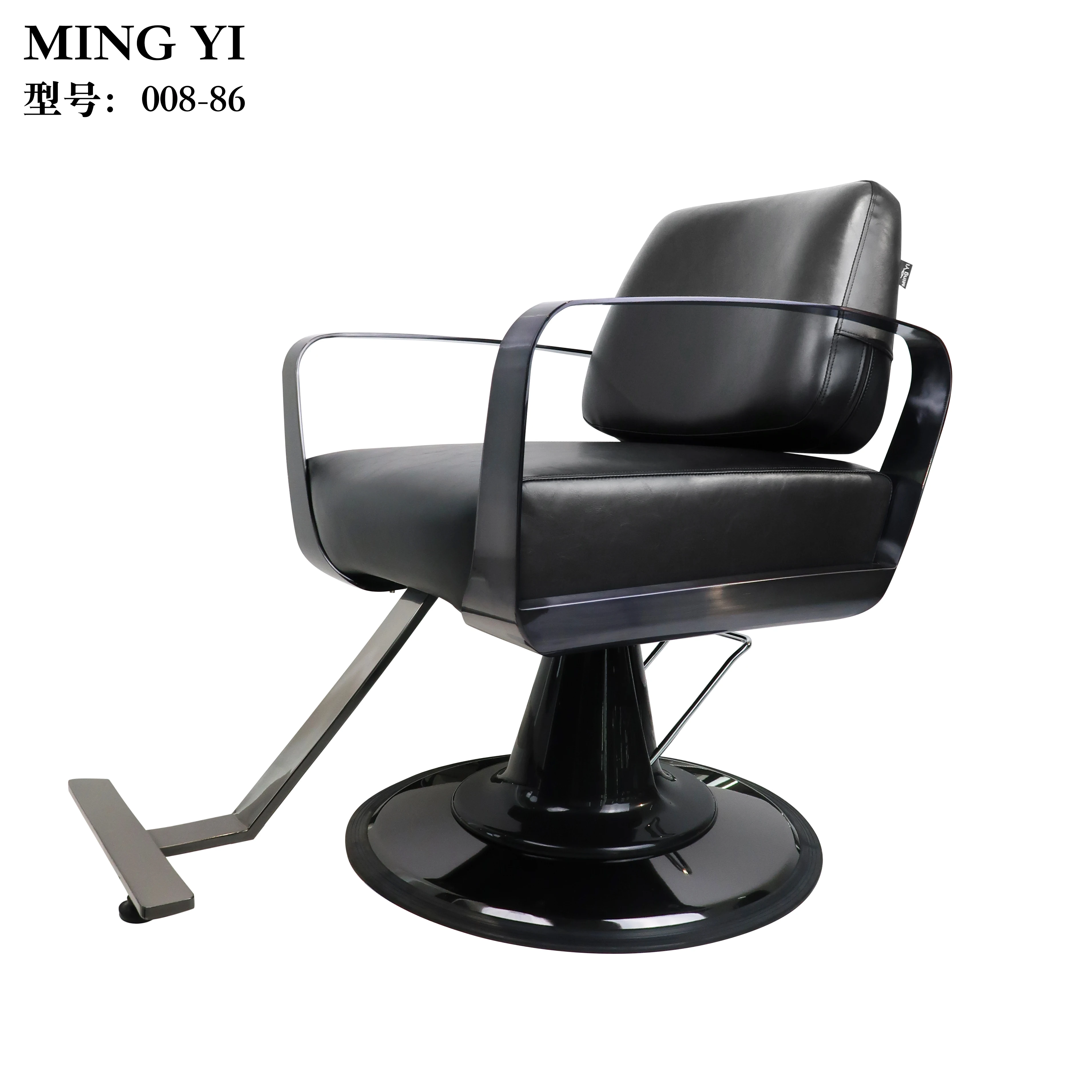 Durable Hairdressing Equipment Comfortable Styling Salon Furniture Barber Chair Classic Leather Wooden Packing Pump Pcs Color