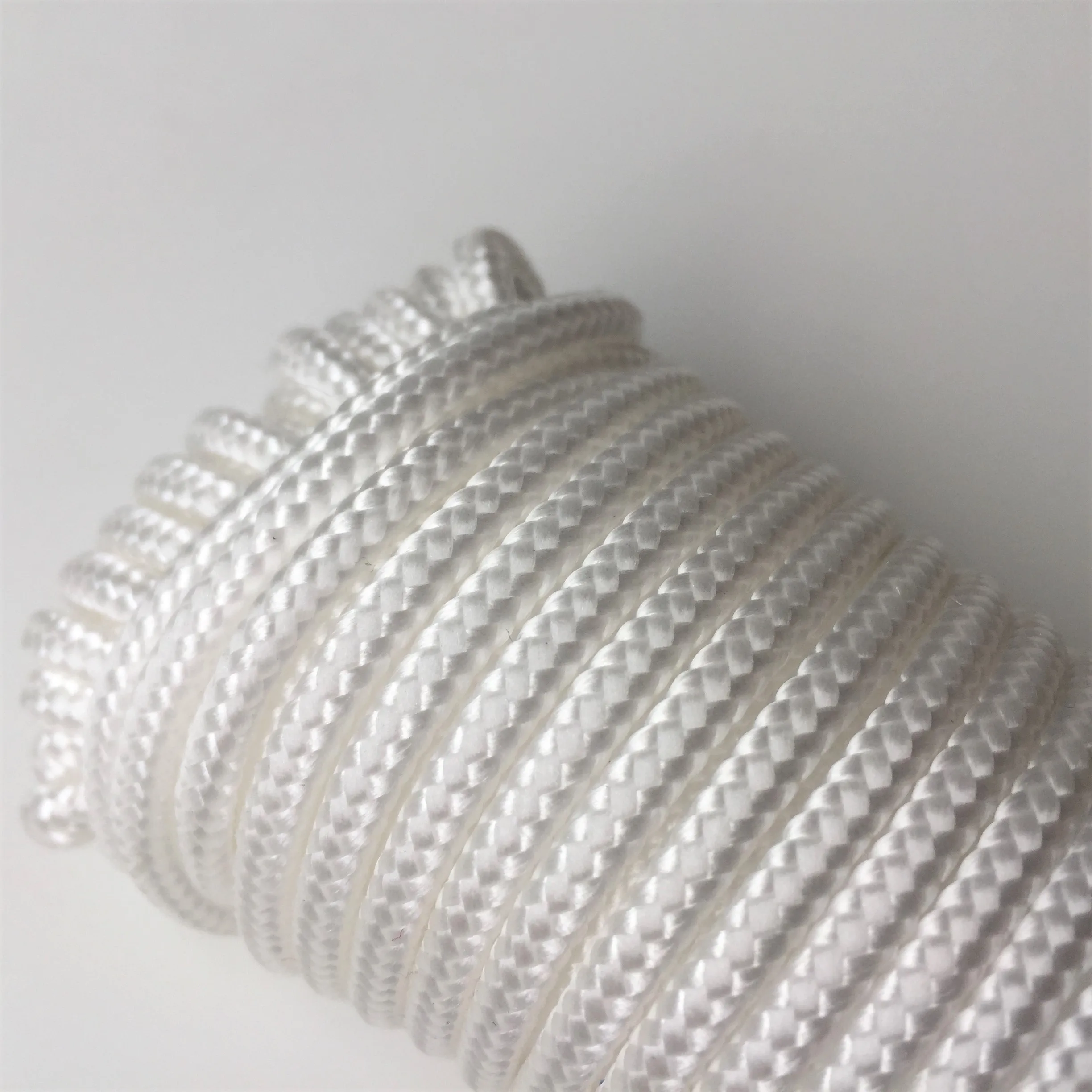 White 4mmx20m Strength braided Polypropylene rope PP hang tag clothes line home decoration garden accessories camping rope