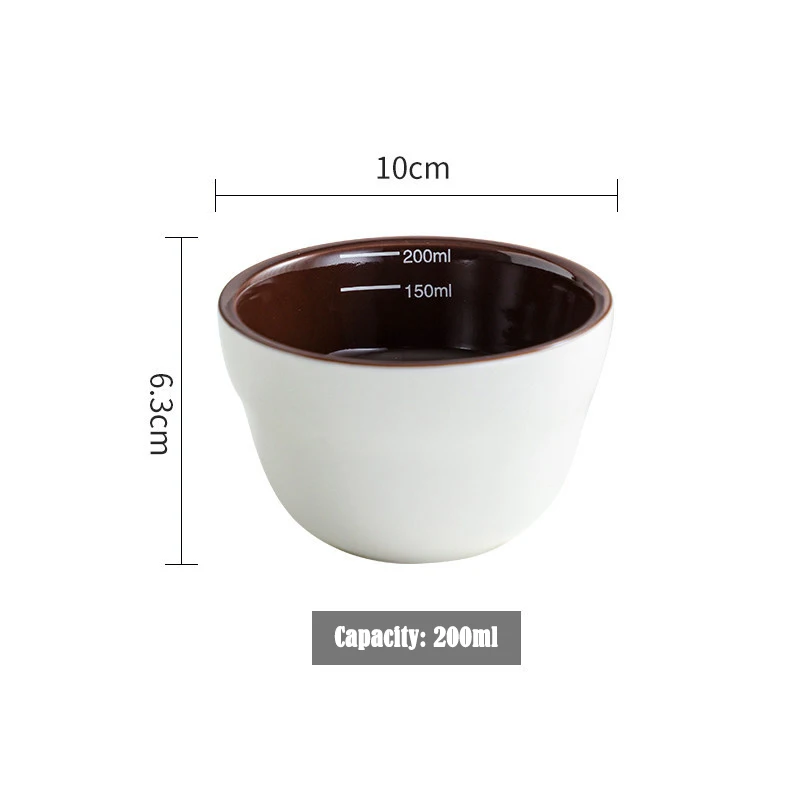 2023 Лидер продаж кофейная кружка чаша 200 мл бариста профессиональная керамическая для кофе