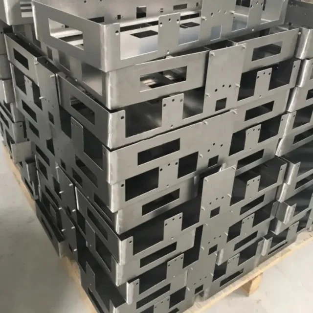 Steel plate sheet exothermic laser stamping and welding metal parts