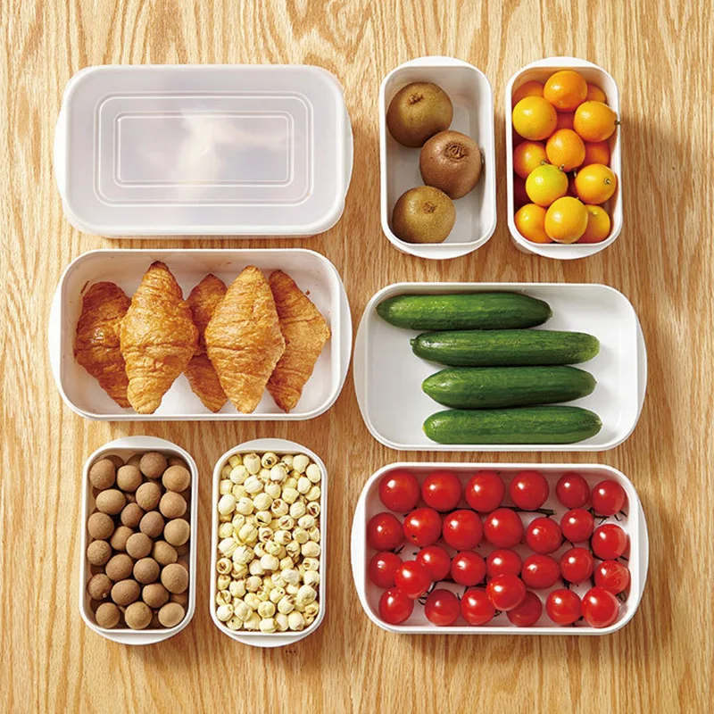 Fridge Fresh-keeping Box Household Items Kitchen Accessories Multi-function Plastic Lunch Box Dry Fruits Food Sealed Storage Box