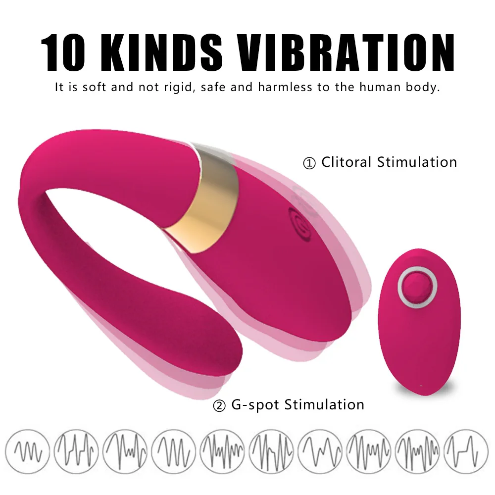 Wireless Remote Control Couples Vibrator Silicone Clitoral Vibrator Wearable Panties Vibrador Girl Adult Sex Toys for Woman