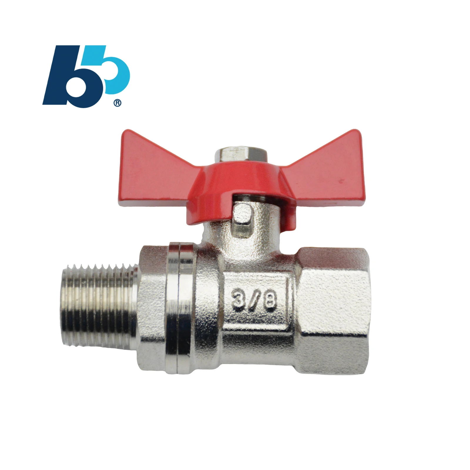 BH New Design Butterfly Handle F/M Heat Resistant Ball Valve Pipeline Ball Valve