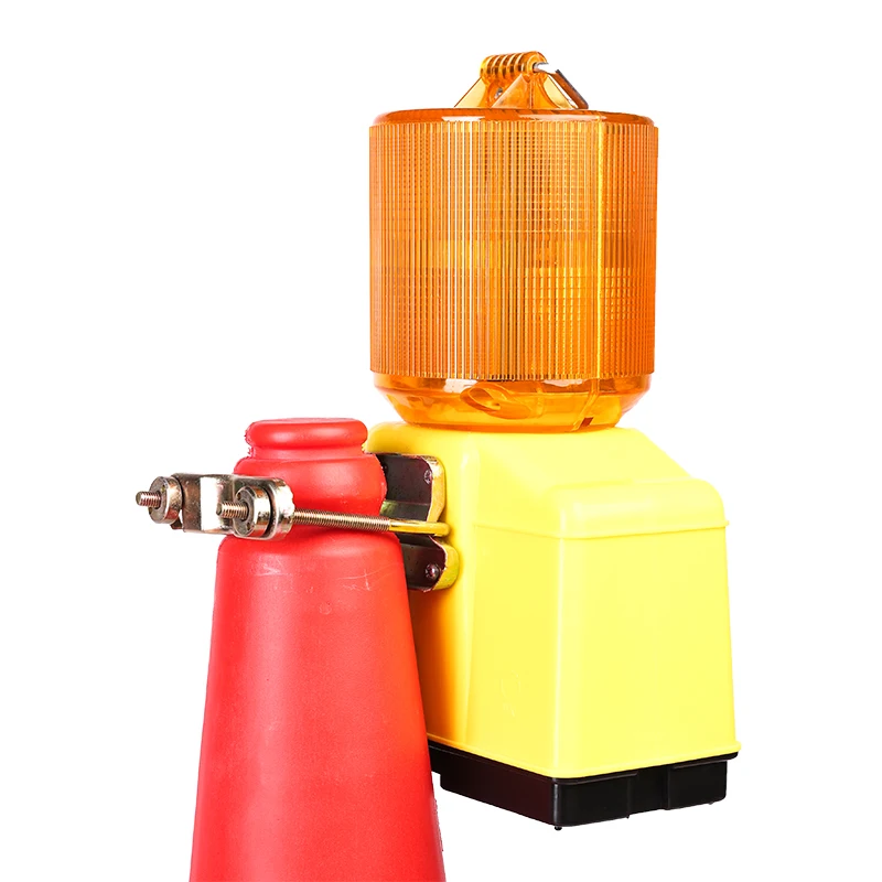 Wholesale Road Traffic High Brightness Led Amber Solar Blinker Lamp Flashing Warning Light