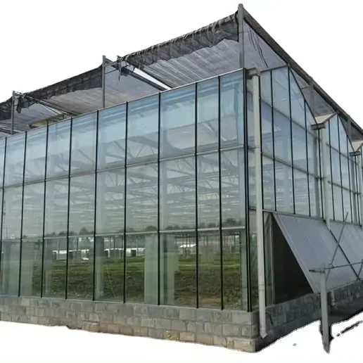 Greenhouse kyard Photovoltaic Solar Glass Greenhouses Garden Green House Outdoor Rainproof Plant Cover