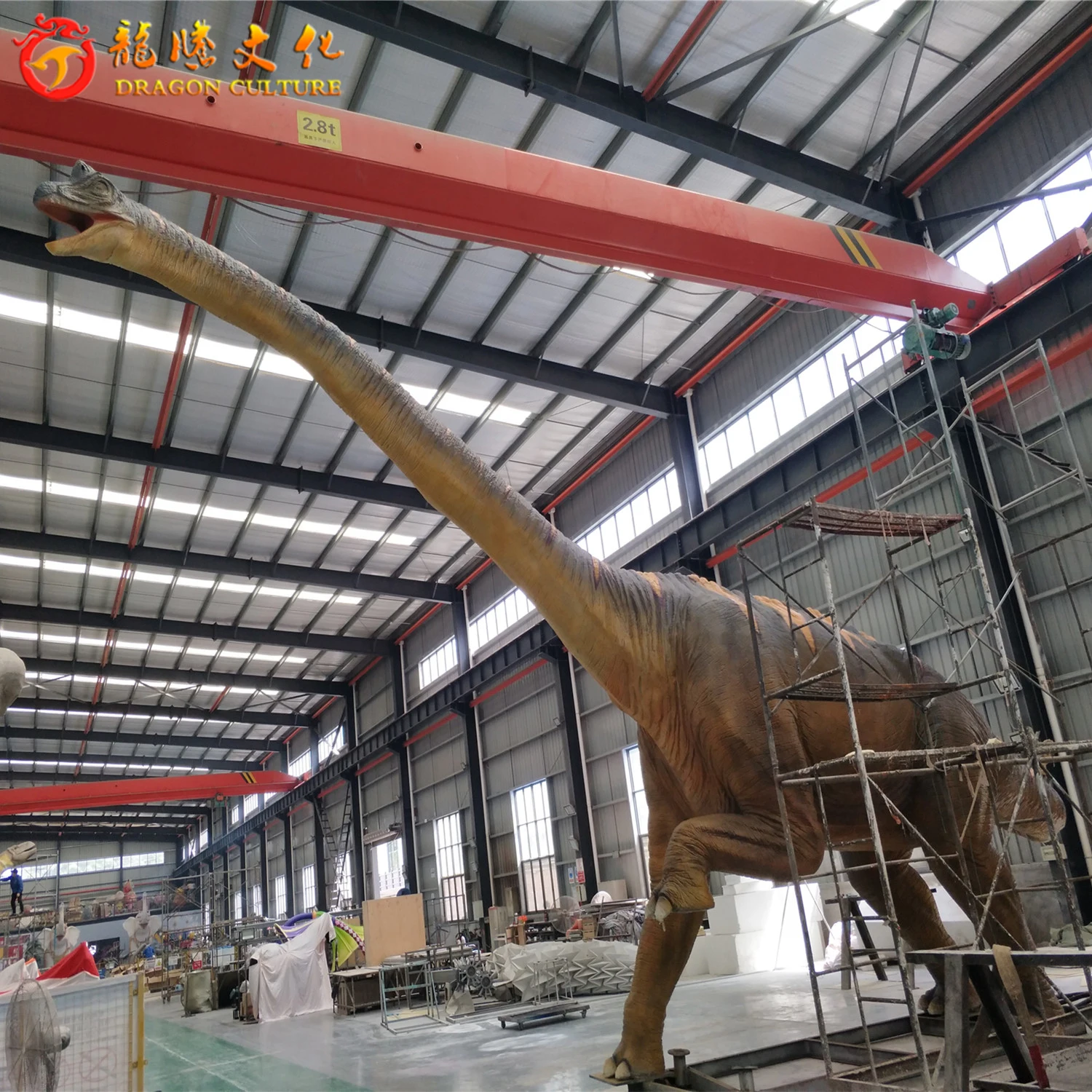 Life-sized newest hot sale huge durable Shunosaurus robot Animatronic Dinosaur for theme Park