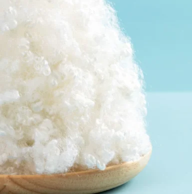 Hot Sale high quality Recycled 7D*32mm HCS Polyester Staple Fiber for filling Polyester Fiber Manufacturers and Suppliers