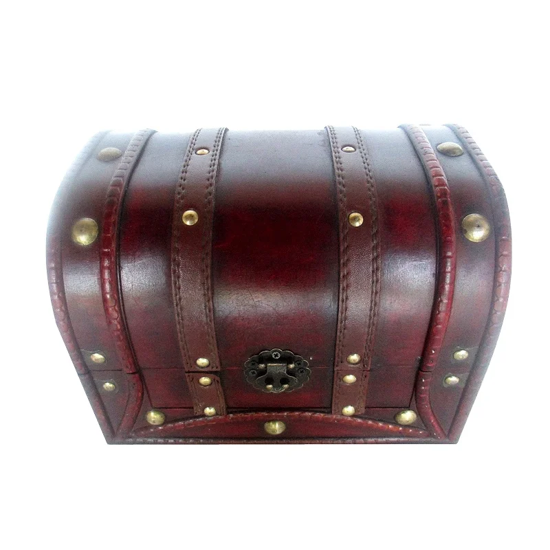 Lovely Vintage Wooden Treasure Chest Gift Packaging Treasure Chest Pirate Treasure Chest