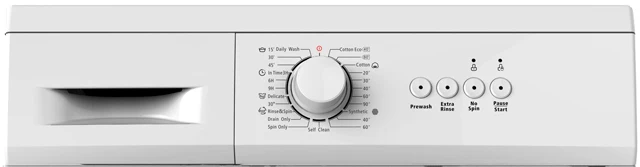 8kg Front loading Washing Machine with glass window Door white silver color Fully Automatic Front Loading Washing Machine