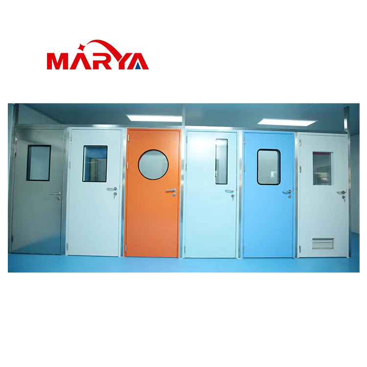 Shanghai Marya China Supplier CE Standard Pharma Modular Double-sealed Stainless Steel Door for Cleanroom System