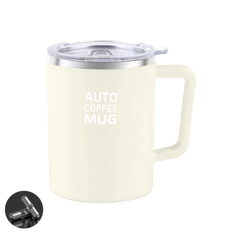Smart Drinkware Energy-Saving Automatic Magnetic Mug Hot Water & Temperature Difference Coffee Mixing Cup Blender